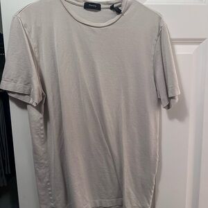 Theory Cream Short Sleeve Tee